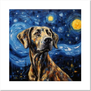 Plott hound Night Posters and Art